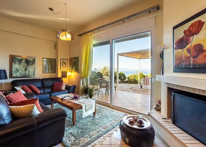 Verga Sunset Gem - Ilia Seaview Private Retreat בית נופש