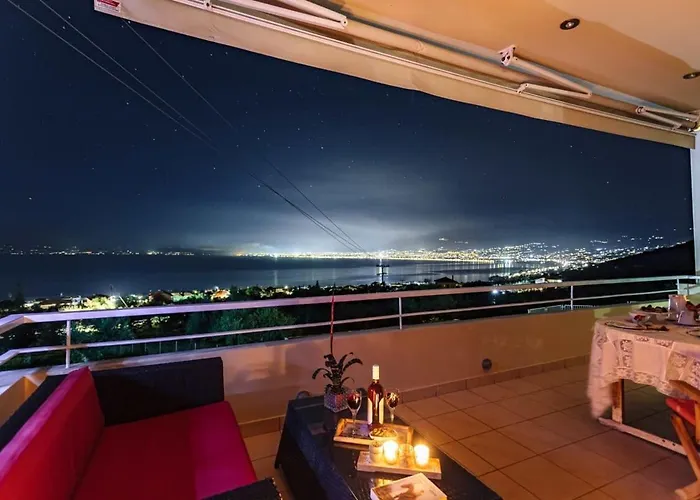 בית נופש Verga Sunset Gem - Ilia Seaview Private Retreat