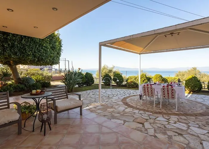 Verga Sunset Gem - Ilia Seaview Private Retreat