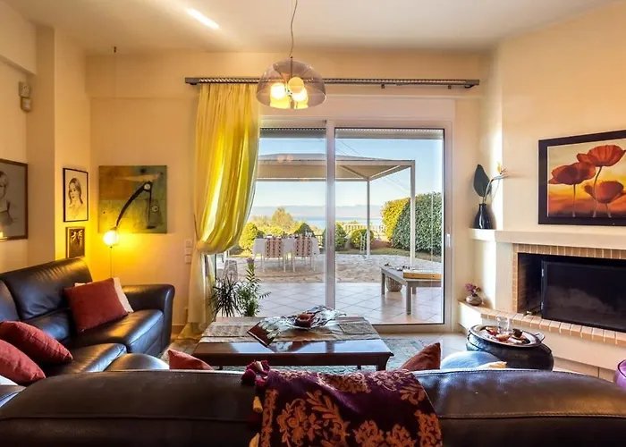 Verga Sunset Gem - Ilia Seaview Private Retreat בית נופש